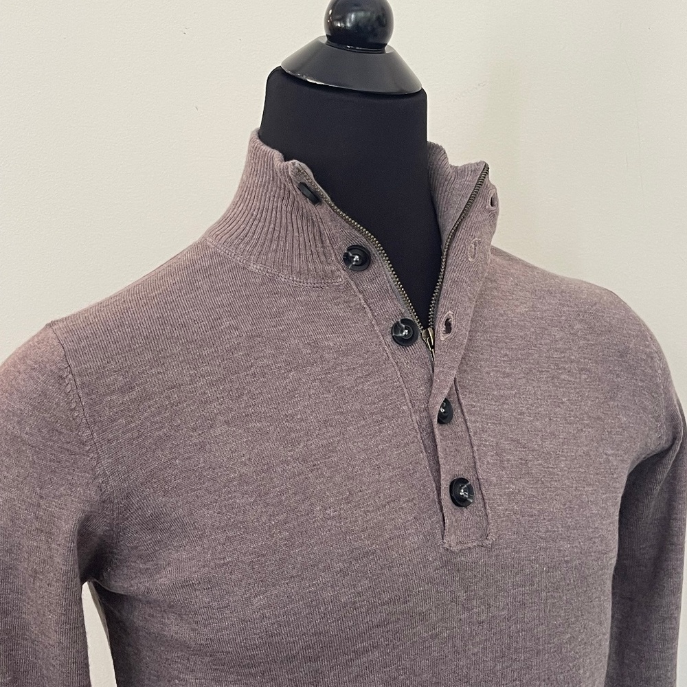 Hugo Boss Half Zip Buttons Sweater Pullover